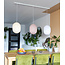 Cotton Ball Lights Dreifach Pendelleuchte (am Balken) - Oval Powder Green