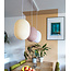 Cotton Ball Lights Drievoudige hanglamp balk - Oval Light Aqua
