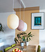 Cotton Ball Lights Drievoudige hanglamp balk - Oval Light Aqua