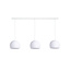 Triple Hanging Lamp Ceiling - Three Quarter White