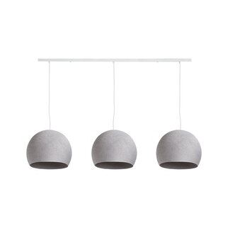 COTTON BALL LIGHTS Triple Hanging Lamp Ceiling - Three Quarter Stone