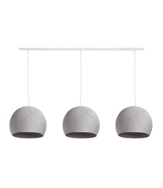 COTTON BALL LIGHTS Drievoudige hanglamp balk - Driekwart Stone