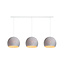 Triple Hanging Lamp Ceiling - Three Quarter Stone