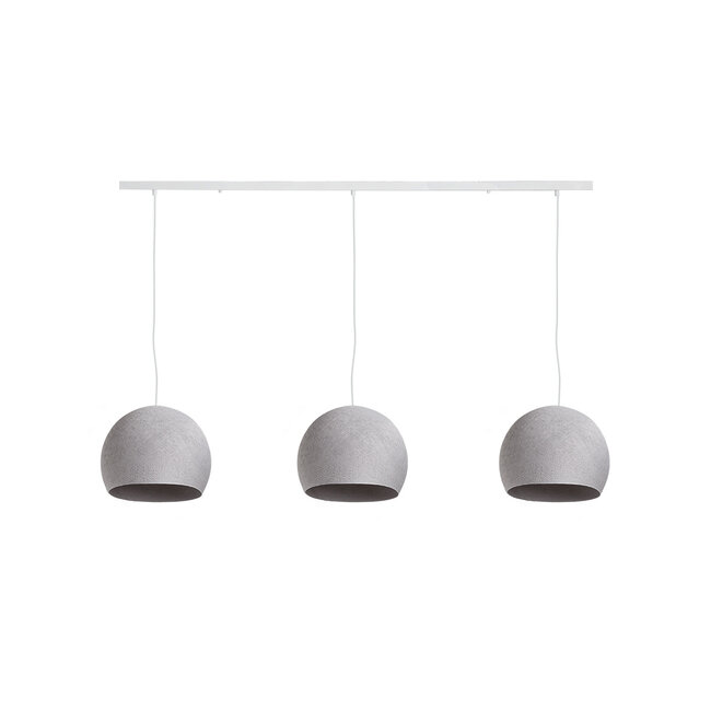 Triple Hanging Lamp Ceiling - Three Quarter Stone