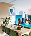 Cotton Ball Lights Drievoudige hanglamp balk - Driekwart Stone