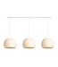 Cotton Ball Lights Dreifach Pendelleuchte (am Balken) - Drei Vierteln Shell