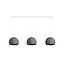Triple Hanging Lamp Ceiling - Three Quarter Mid Grey