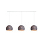Triple Hanging Lamp Ceiling - Three Quarter Mid Grey