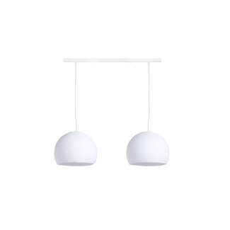 Cotton Ball Lights Double Hanging Lamp Ceiling - Three Quarter White