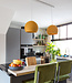 Cotton Ball Lights Tweevoudige hanglamp balk - Driekwart Shell