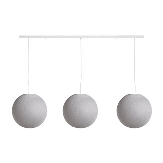 COTTON BALL LIGHTS Dreifach Pendelleuchte (am Balken) - Stone