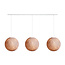 COTTON BALL LIGHTS Cotton Ball Lights Dreifach Pendelleuchte (am Balken) - Stone