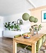 Cotton Ball Lights Drievoudige hanglamp balk - Stone