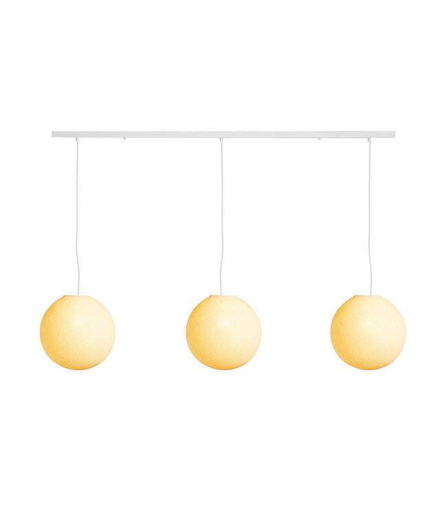 Dreifach Pendelleuchte (am Balken) - Shell large (36cm)