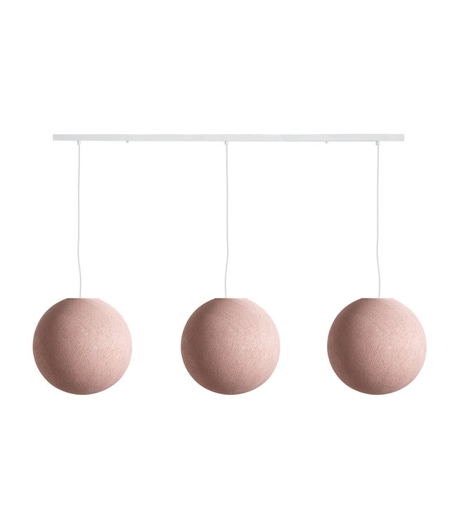Triple Hanging Lamp Ceiling - Pale Pink