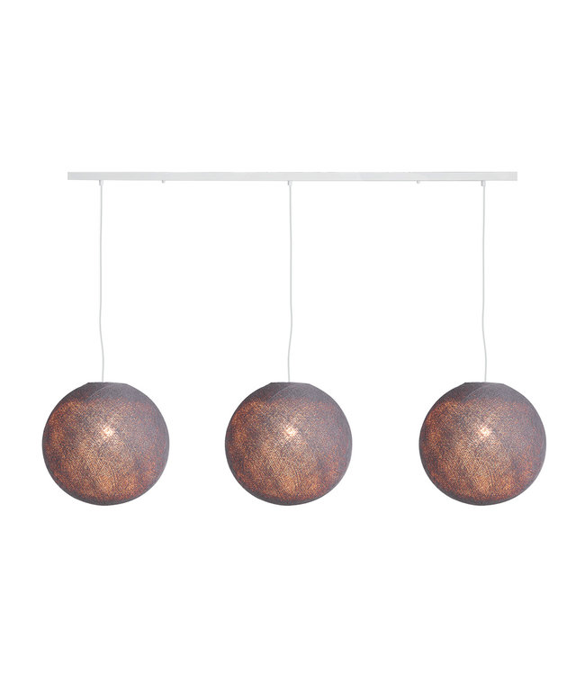 Triple Hanging Lamp Ceiling - Mid Grey