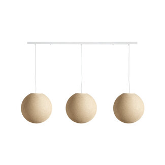 COTTON BALL LIGHTS Triple Hanging Lamp Ceiling - Cream