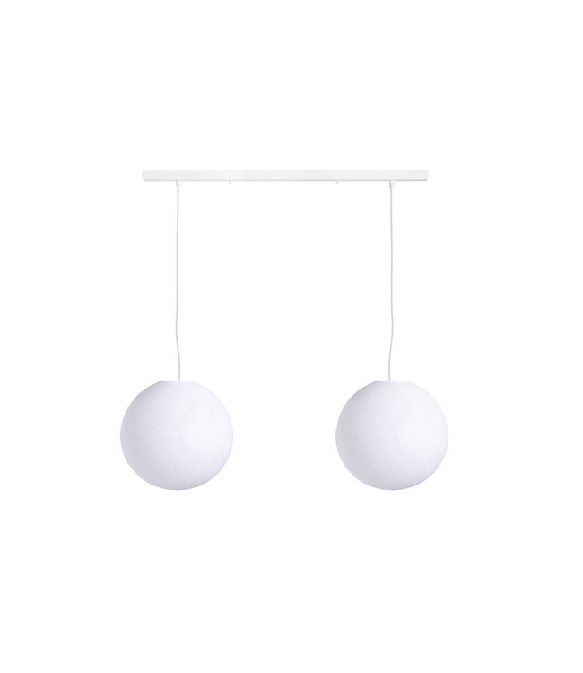Cotton Ball Lights Pendelleuchte (am Balken) - White