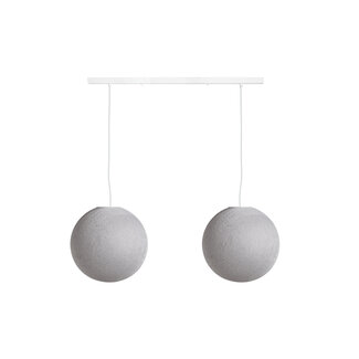 COTTON BALL LIGHTS Double Hanging Lamp Ceiling - Stone