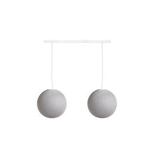 Cotton Ball Lights Double Hanging Lamp Ceiling - Stone