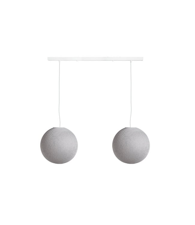 Cotton Ball Lights Tweevoudige hanglamp balk - Stone