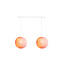 Cotton Ball Lights Pendelleuchte (am Balken) - Pale Pink