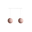 Cotton Ball Lights Pendelleuchte (am Balken) - Pale Pink