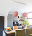 Cotton Ball Lights Pendelleuchte (am Balken) - Pale Pink