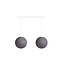 Cotton Ball Lights Pendelleuchte (am Balken) - Mid Grey