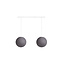 Cotton Ball Lights Pendelleuchte (am Balken) - Mid Grey
