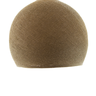 COTTON BALL LIGHTS Caffe Latte - Three Quarter