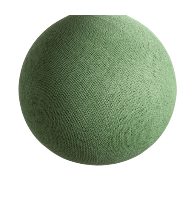 COTTON BALL LIGHTS Sage Green - Full Round