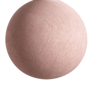 COTTON BALL LIGHTS Pale Pink - Full Round