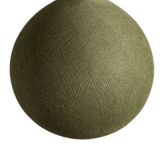 COTTON BALL LIGHTS Kaki - Full Round