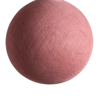 COTTON BALL LIGHTS Dirty Rose - Full Round