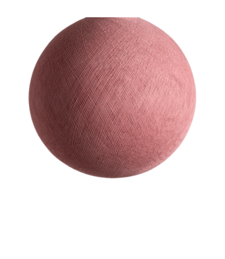 Cotton Ball Lights Dirty Rose - Full Round