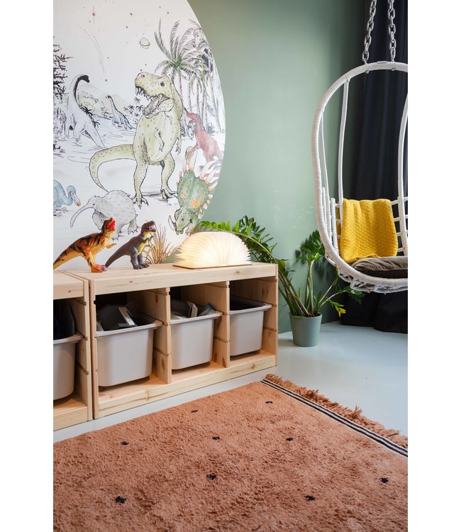 Cotton Ball Lights boek lamp bruin - Walnoot bruin book lamp