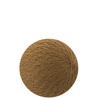 Cotton Ball Lights Outdoor Walnut