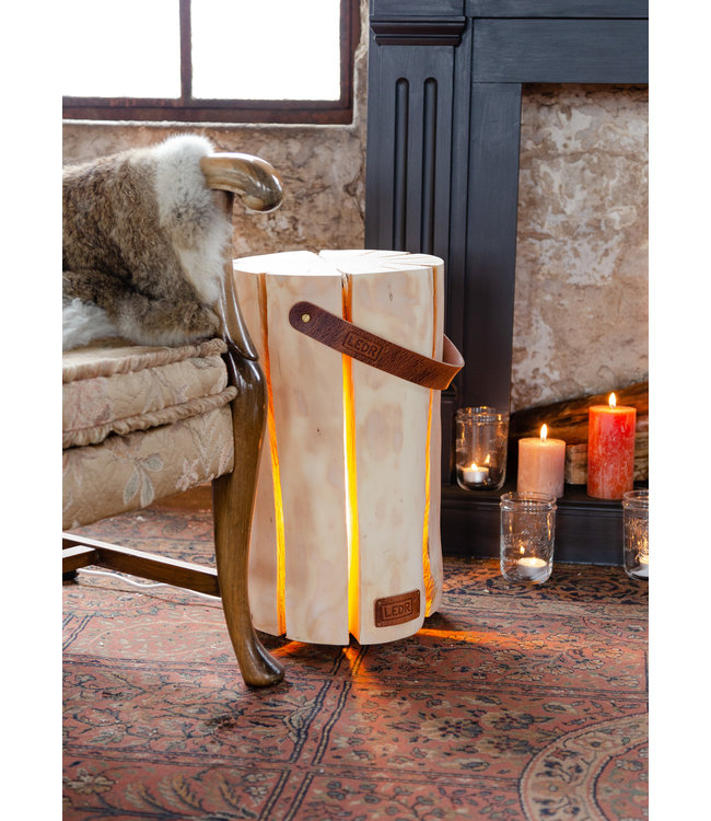 Wood Light - Cherry Wood L || Leather edition