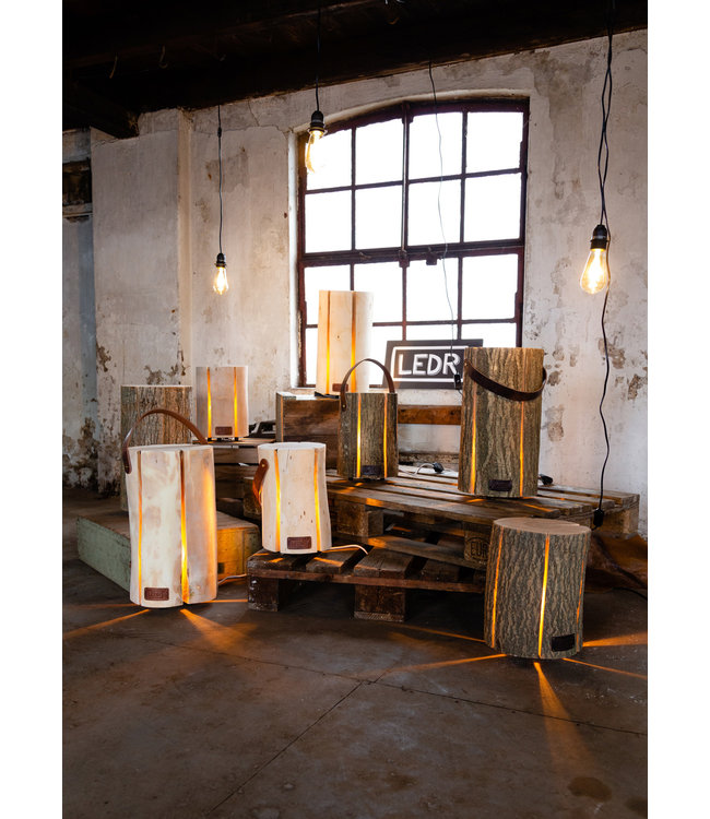 Wood Light - Cherry Wood L || Leather edition