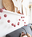 Cotton Ball Lights regular Lichtslinger - Rose