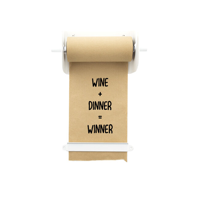 Kraft paper roller - Weiß