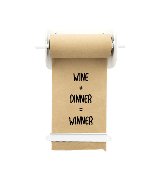 Kraft paper roller - White