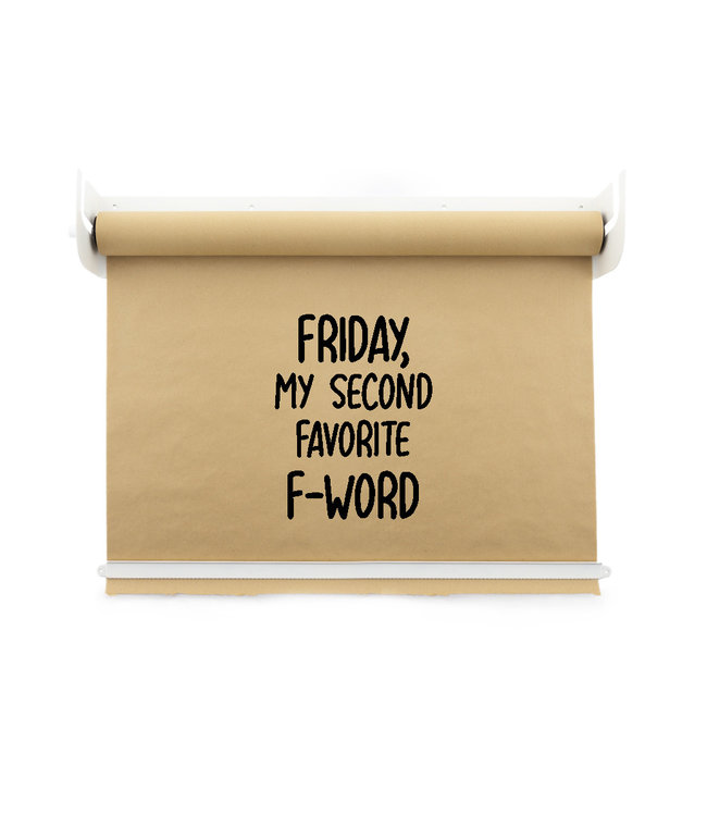 Kraft paper roller - White