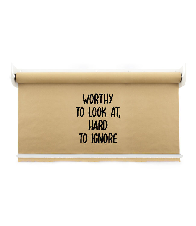 Kraft paper roller - White