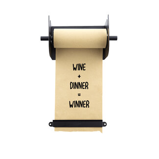 LEDR Kraftpapier Roller - Schwarz