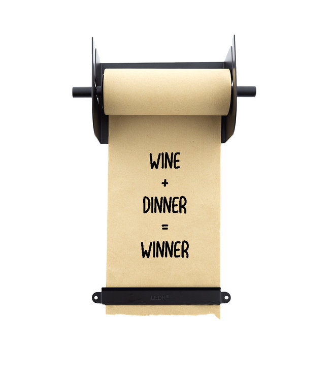 LEDR  Kraft Paper Roller - Black