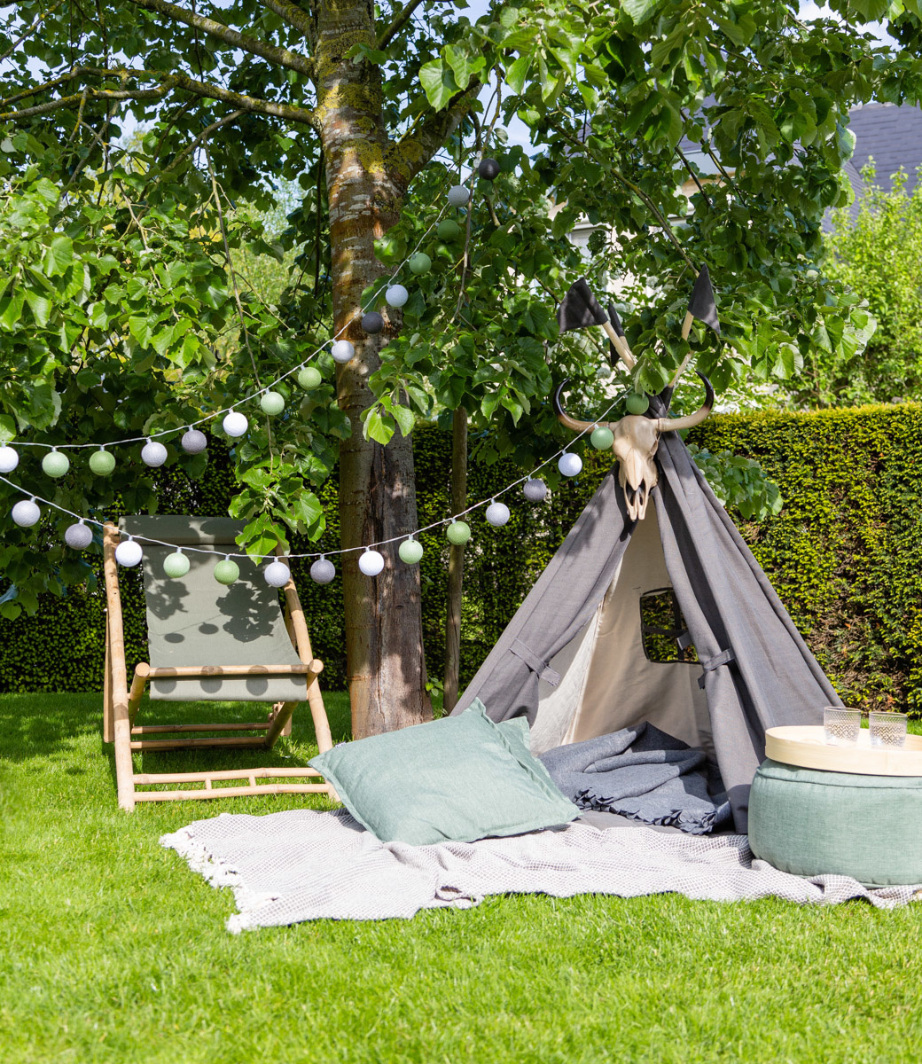 Cotton Ball Lights buiten feestverlichting groen - 20 ballen - Verde