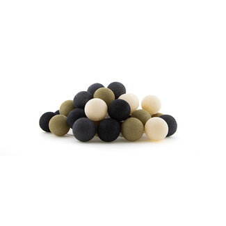 COTTON BALL LIGHTS Regular Light String - Raw