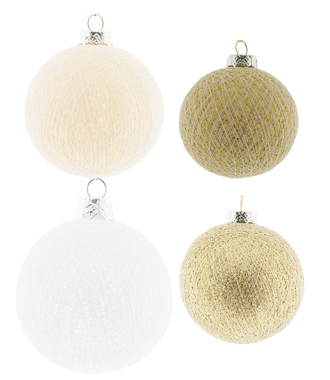 Kerstmis Cotton Balls - Touch of Gold Premium